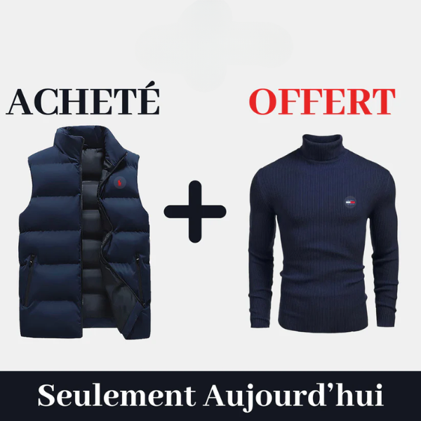 Gilet + Pull Gratuit (DESTOCKAGE)