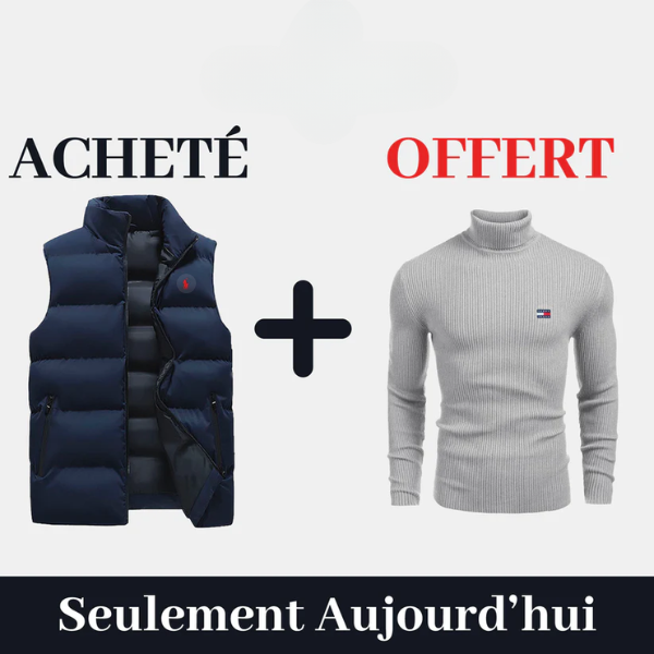 Gilet + Pull Gratuit (DESTOCKAGE)