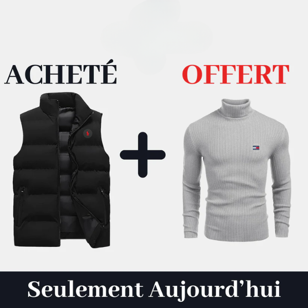 Gilet + Pull Gratuit (DESTOCKAGE)
