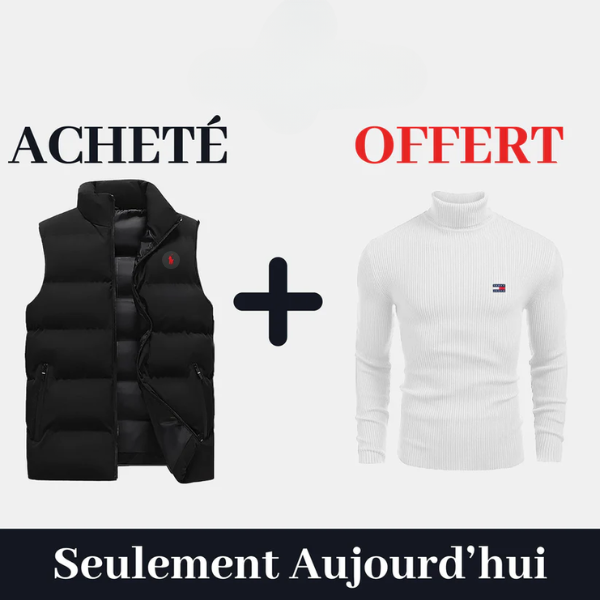 Gilet + Pull Gratuit (DESTOCKAGE)