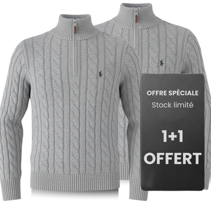 Pull torsadé en cachemire – 1 Acheté = 2 Offerts