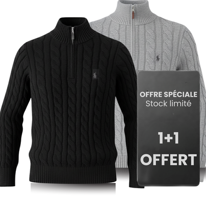 Pull torsadé en cachemire – 1 Acheté = 2 Offerts