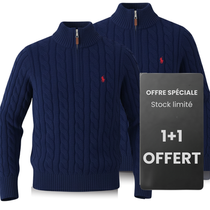 Pull torsadé en cachemire – 1 Acheté = 2 Offerts